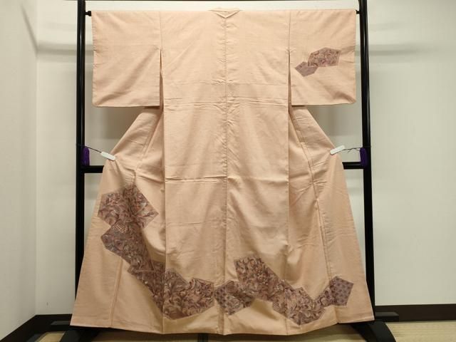 平和屋着物□中国三大刺繍 スワトウ刺繍 長襦袢 無双仕立て 総刺繍 地