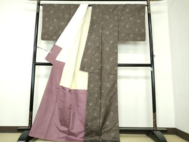 平和屋着物 本場大島紬 7マルキ 総絣 梅尽くし 正絹 ps