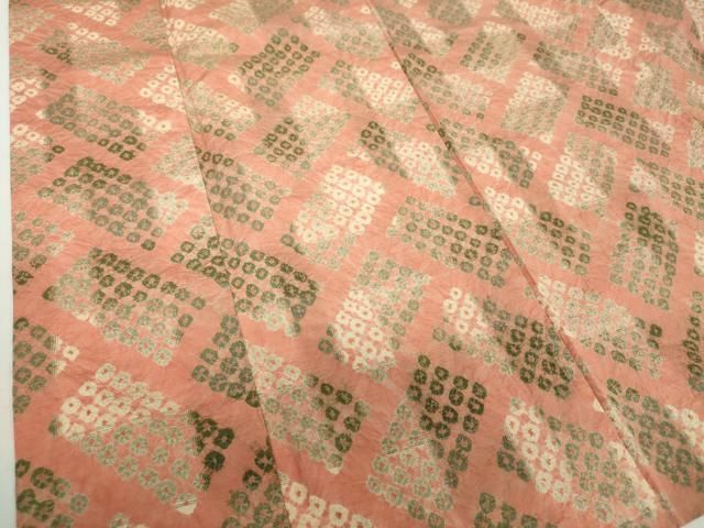 上質な紬 総絞り