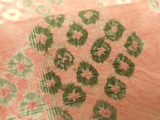 上質な紬 総絞り