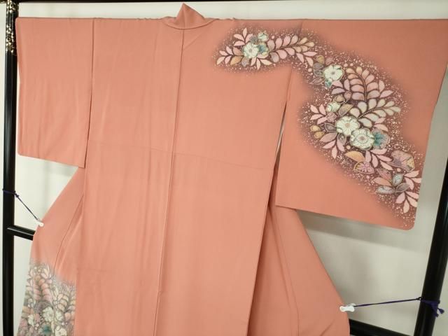 平和屋着物○越後十日町の一流染匠 桐屋・翠山工房 訪問着 絞り 辻が花