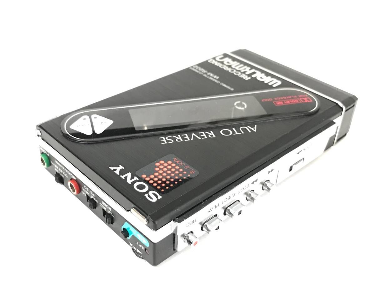 MR-01482 整備品 SONY ウォークマン WM-R202 電池ボックス付き マットブラック
