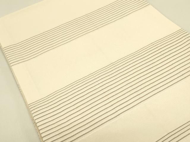 平和屋着物 全通柄京袋帯 横段文 op