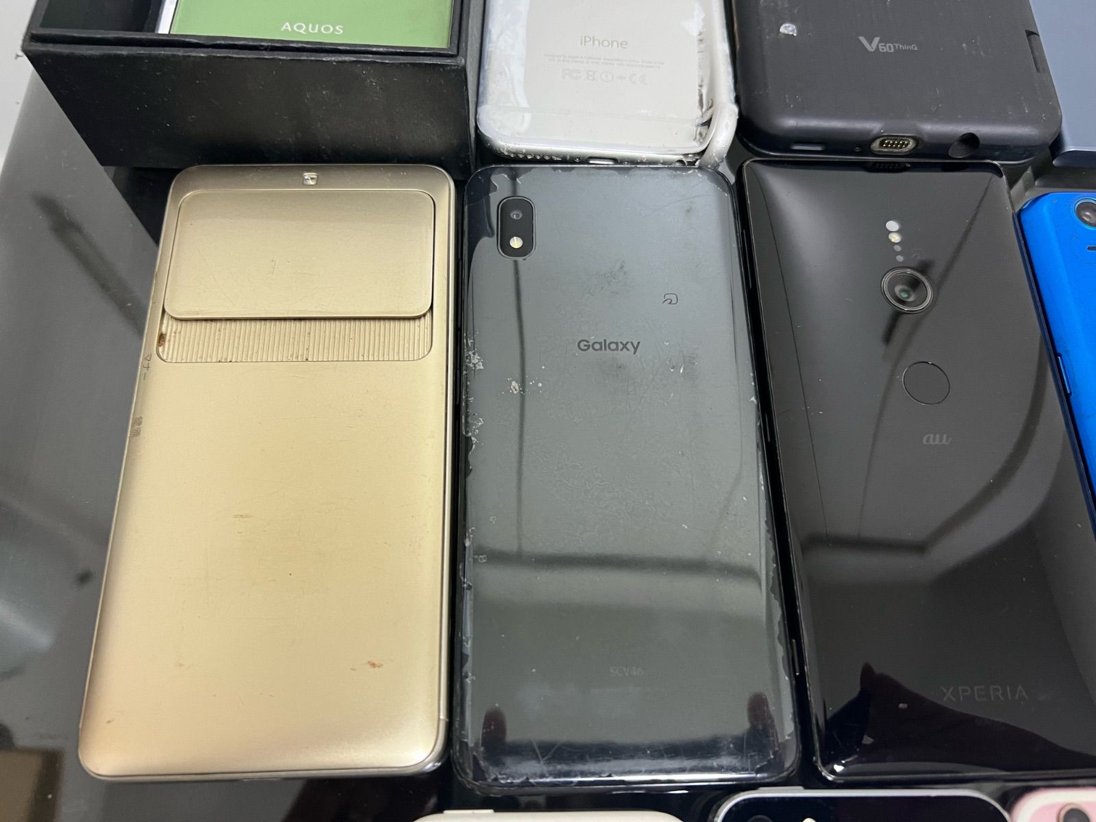 スマホジャンク品まとめ21台