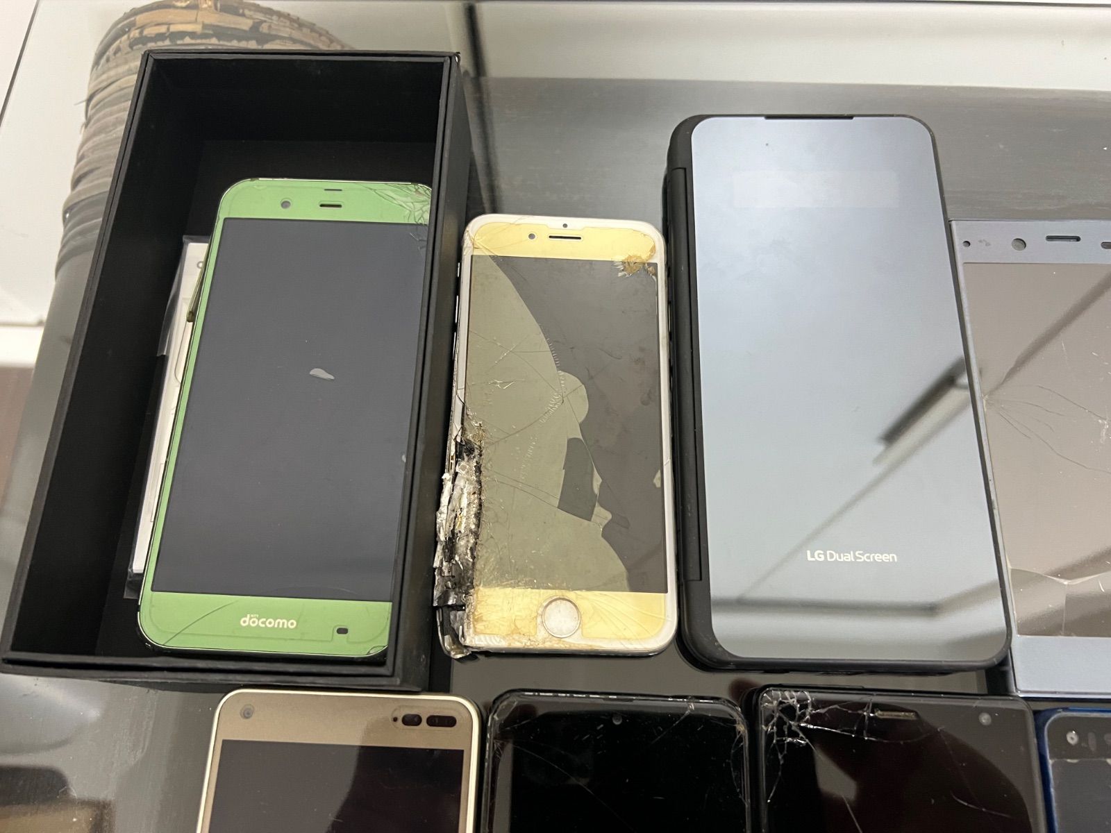 スマホジャンク品まとめ21台