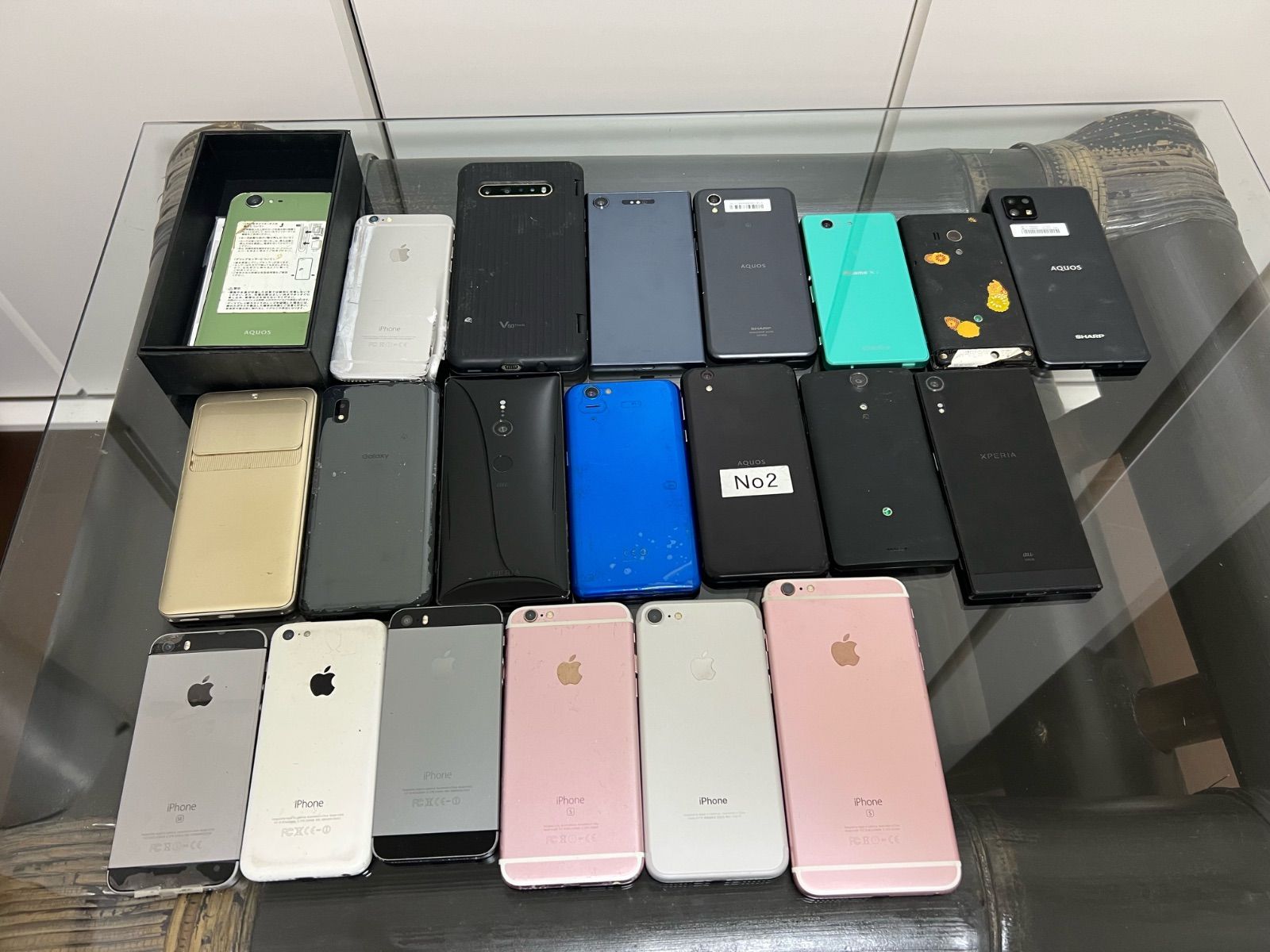 iPhone6など スマホジャンク品まとめ21台