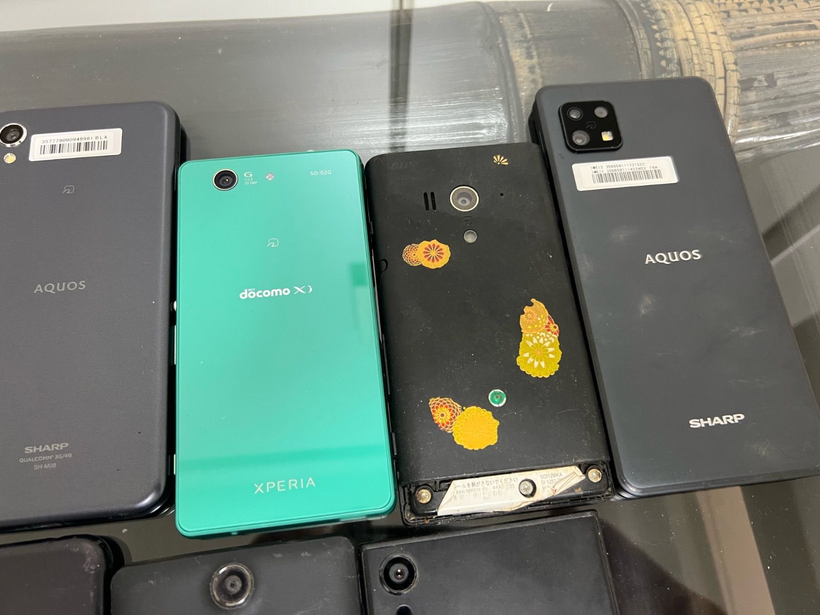 スマホジャンク品まとめ21台