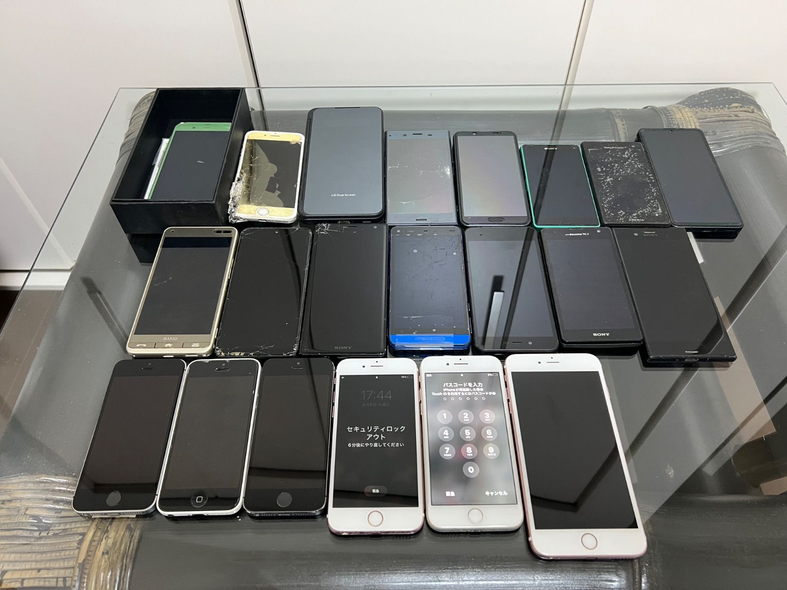 iPhone6など スマホジャンク品まとめ21台