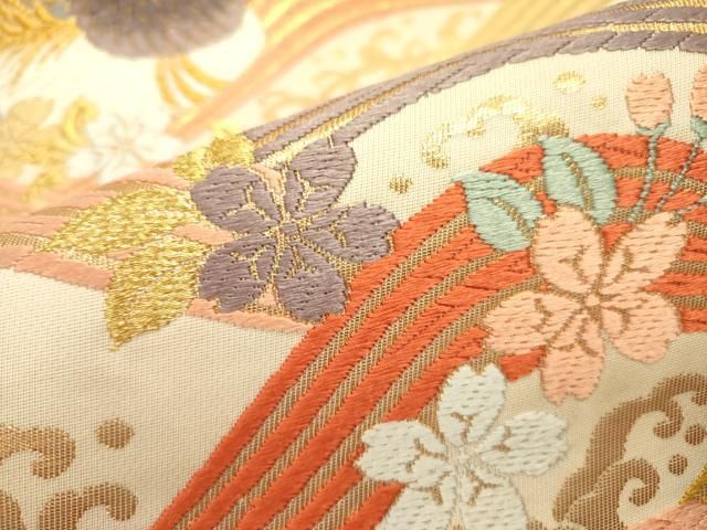 唐織 流水鴛鴦花文