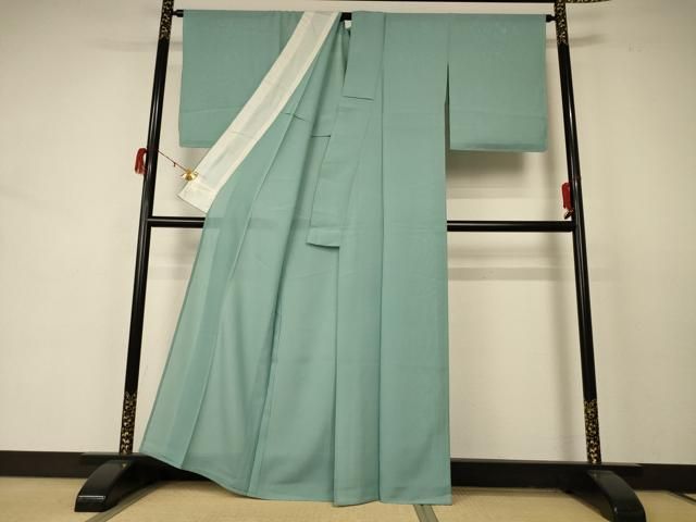 平和屋着物 夏物 色無地 絽 薄青色 正絹 jd