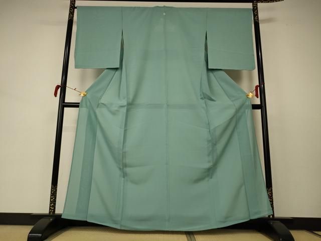 平和屋着物 夏物 色無地 絽 薄青色 正絹 jd