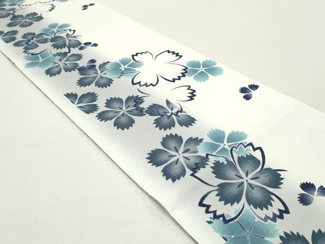  平和屋着物 創作 両面 全通柄 京袋帯 舞花間道 綿 ob 袋帯 帯