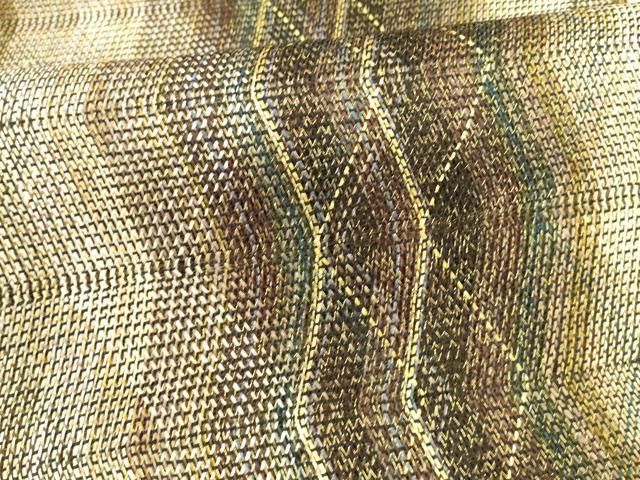 全通柄袋帯 組織