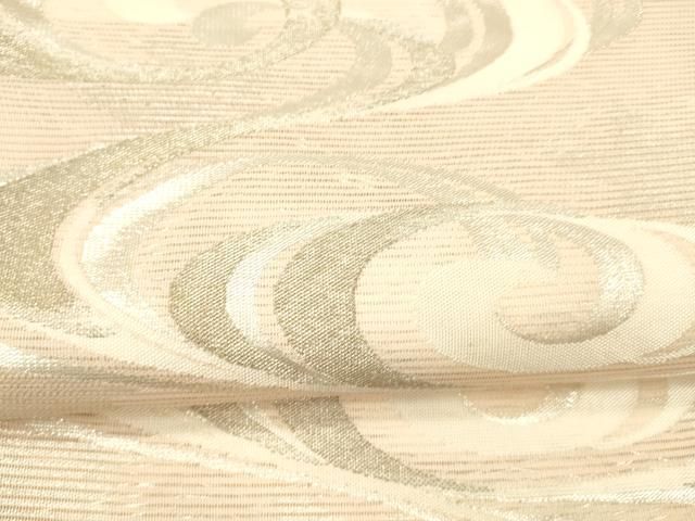  平和屋着物 夏物 六通柄袋帯 流水文 銀糸 正絹 cm 袋帯 帯