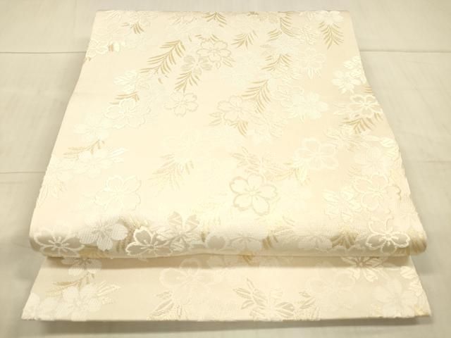 平和屋着物 全通柄袋帯 井筒工芸謹製 花柳流 金糸 正絹 cm