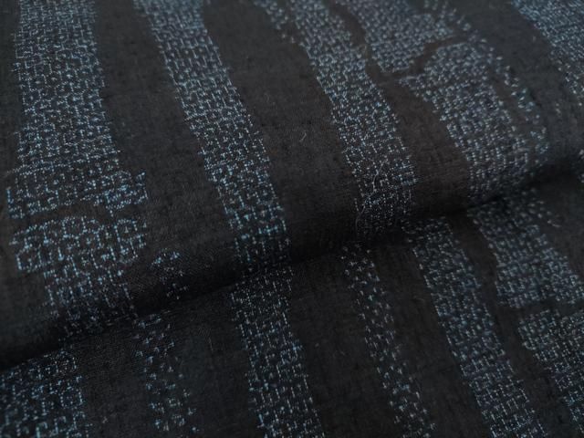  平和屋着物 本場結城紬 重要無形文化財 結織苑 100亀甲 竹節 保証書 証紙付き 正絹 ps 紬 着物