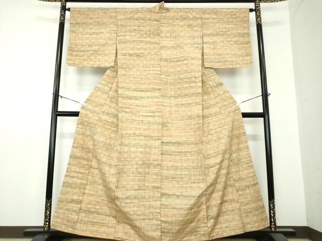 平和屋着物●上質な紬　縞　正絹　逸品　DAAZ0500ps 平和屋着物○上質な紬 縞 正絹 逸品 DAAZ0500ps