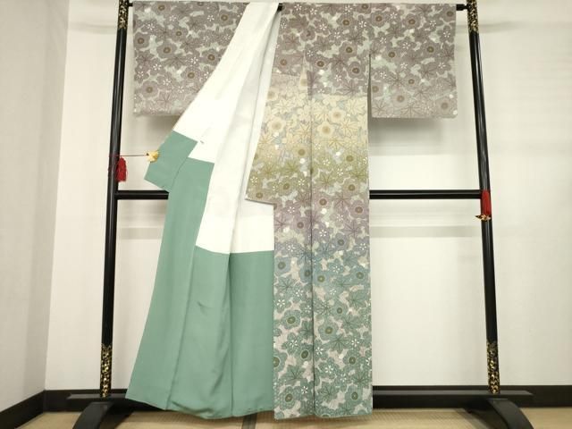 平和屋着物○訪問着 作家物 晴三 楓 梅 正絹 逸品 AABD1604ck - メルカリ