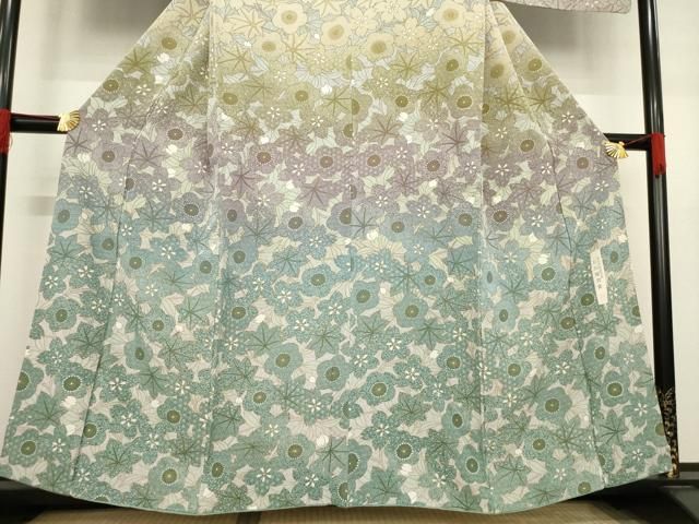 平和屋着物○訪問着 作家物 晴三 楓 梅 正絹 逸品 AABD1604ck - メルカリ