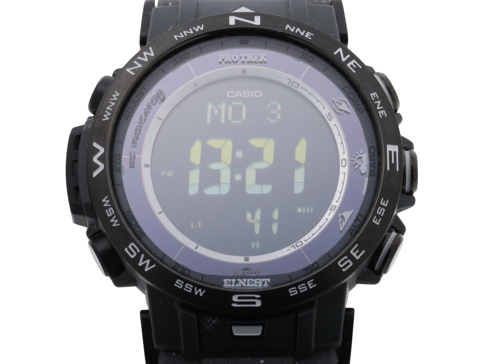 CASIO カシオ 腕時計 プロトレック Climber Line PRW30ECA1JR ブラック グレー系 樹脂 SS メンズ ELNEST CREATIVE ACTIVITY コラボレーションモデル デジタル