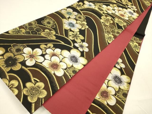 流水花文 金銀糸