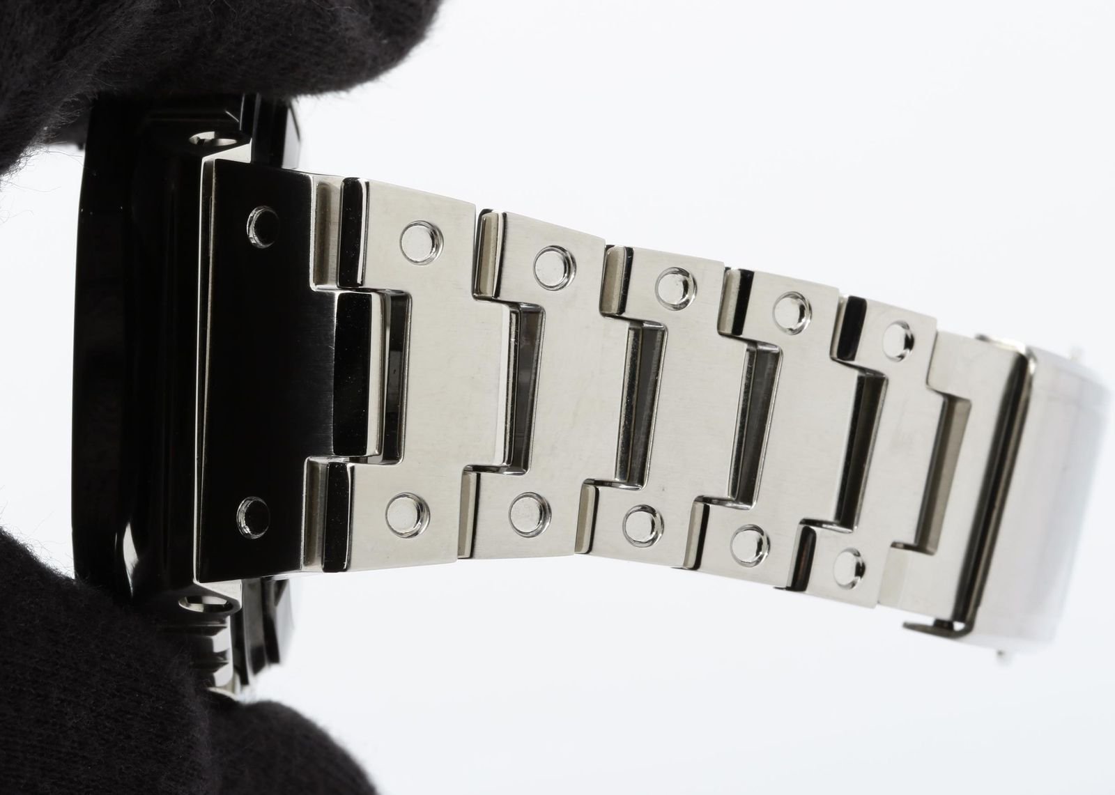 CASIO カシオ 腕時計 GSHOCK レインボー アクセント マスターピースデザインモデル GMB2100PC1AJF ブラック文字盤 シルバー SS メンズ アナデジ WWW_SMP1DAWEKUDUS_SCH_ID