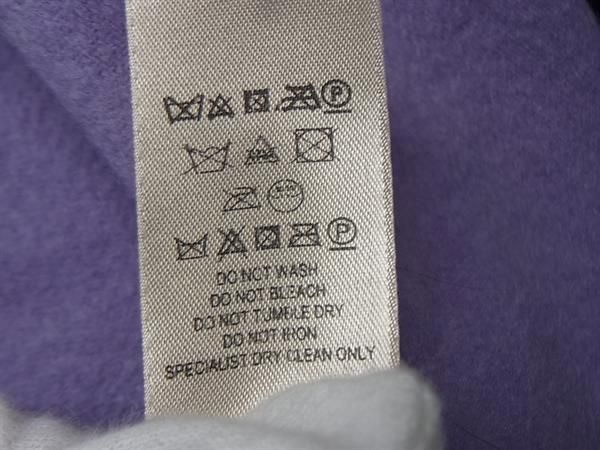 BURBERRY バーバリー マフラー パープル カシミヤ レディース フリンジ