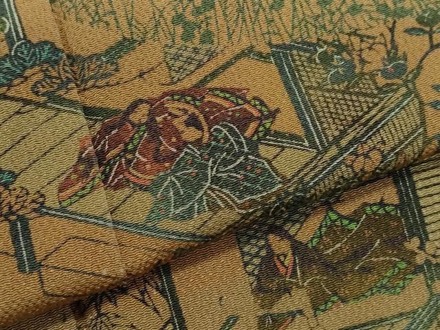 平和屋着物○人間国宝・南部芳松の息子 伝統工芸伝承者彫刻・南部幸雄