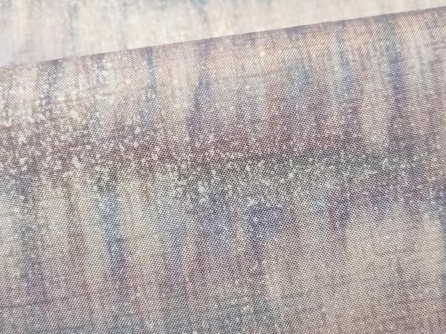 平和屋着物○訪問着 本場大島紬 霞文 福永直幸作 証紙付き 正絹 逸品