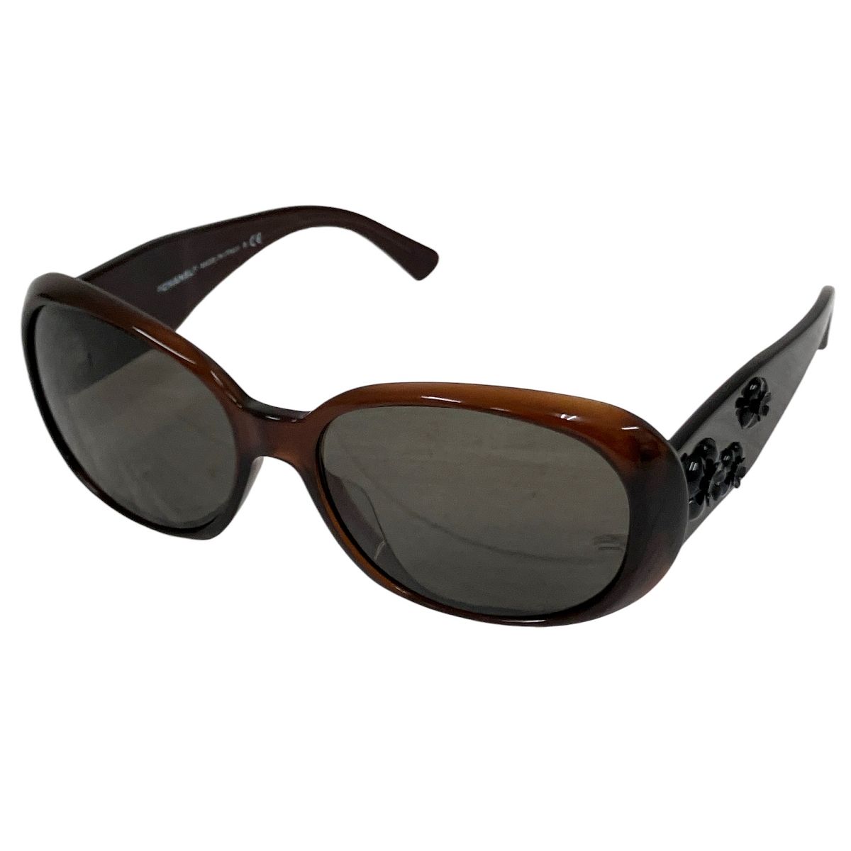 CHANEL シャネル サングラス 5113-A カメリア ココマーク c.538/73 56