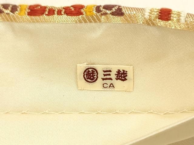 切嵌草花文 三越扱い