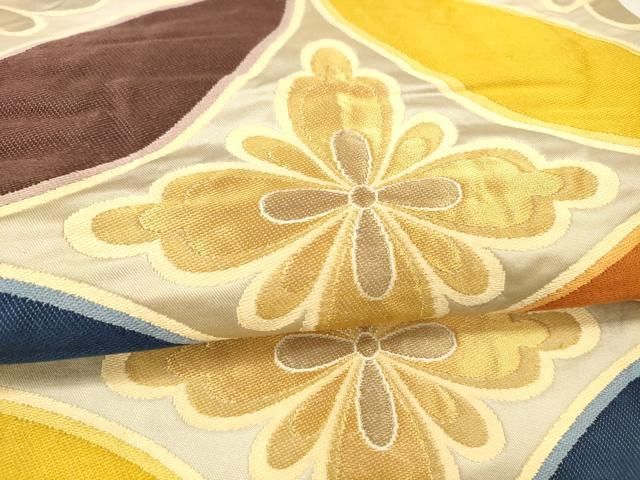 白綾苑大庭 六通柄袋帯