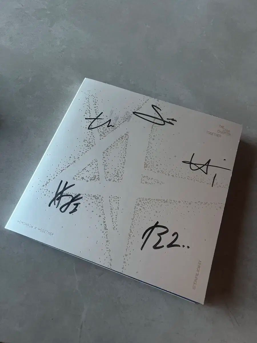 TOMORROW X TOGETHER TXT スターライト サイン入り アルバム