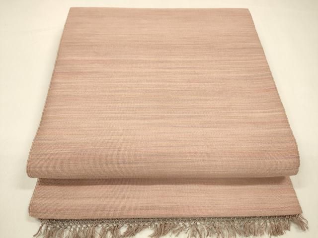 平和屋着物○爪掻き本綴れ つけ帯 立波文 金糸 共箱付き 正絹 逸品