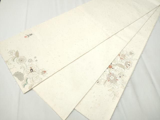 更紗花唐草文 金彩