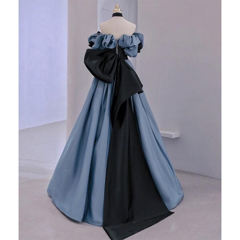 ドレス 半袖 レディース オフショルダー ブルー ワインレッド 2色展開 大人 ピアノ 発表会 ロングドレス 演奏会 演奏会用ドレス ピアノ発表会 結婚式 高校生 パーティードレス 大きいサイズ コンクール イブニングドレス ロング ステージドレス SS S M L 2L 3L 4L ドレス 半袖 レディース オフショルダー ブルー ワインレッド 2色展開