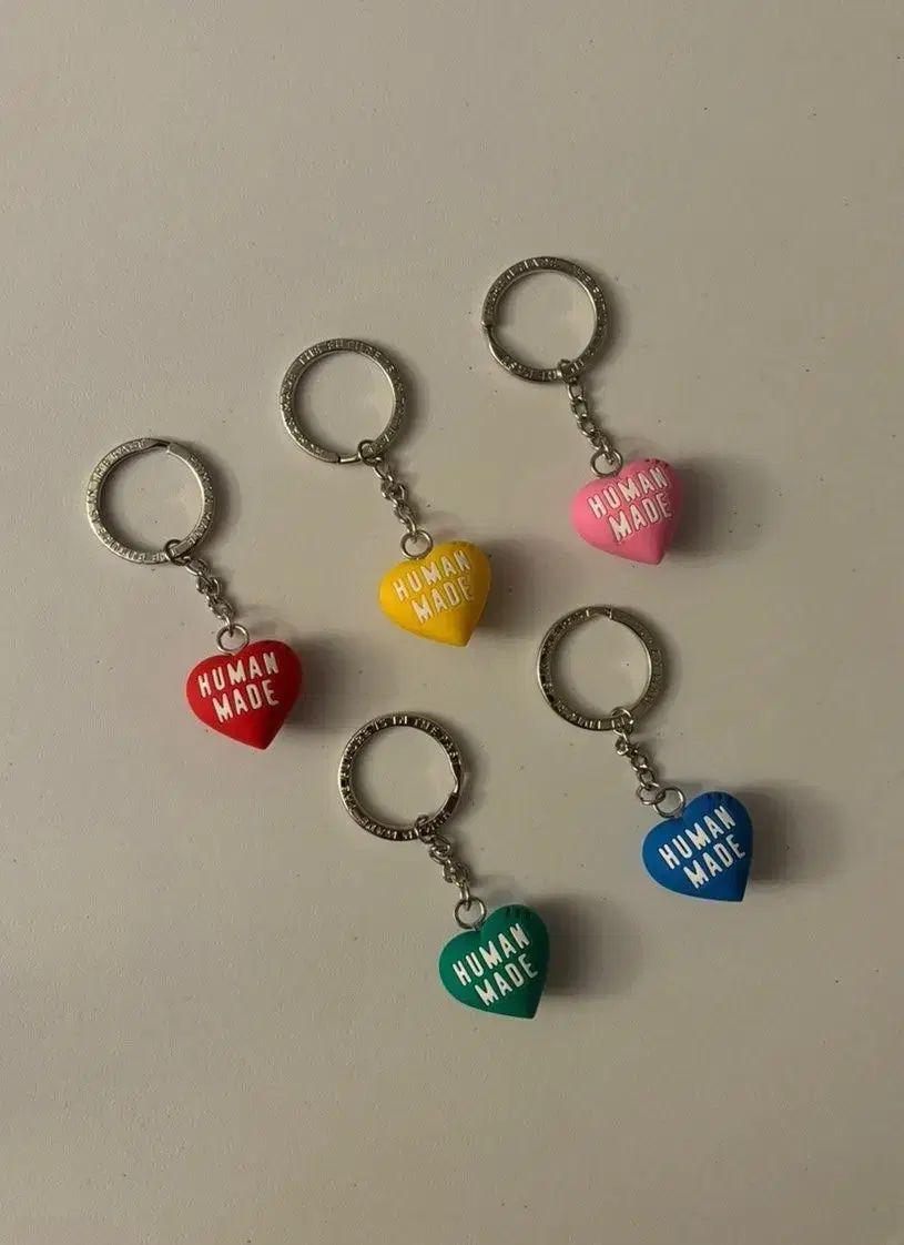 ヒューマンメイド HEART KEY CHARM ハートキーチャーム イエロー Human