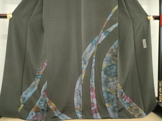 平和屋着物○世界的人形師 辻村寿三郎 ジュサブロー 訪問着 霞花文