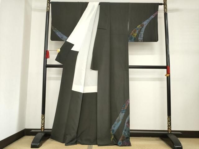 平和屋着物○世界的人形師 辻村寿三郎 ジュサブロー 訪問着 霞花文