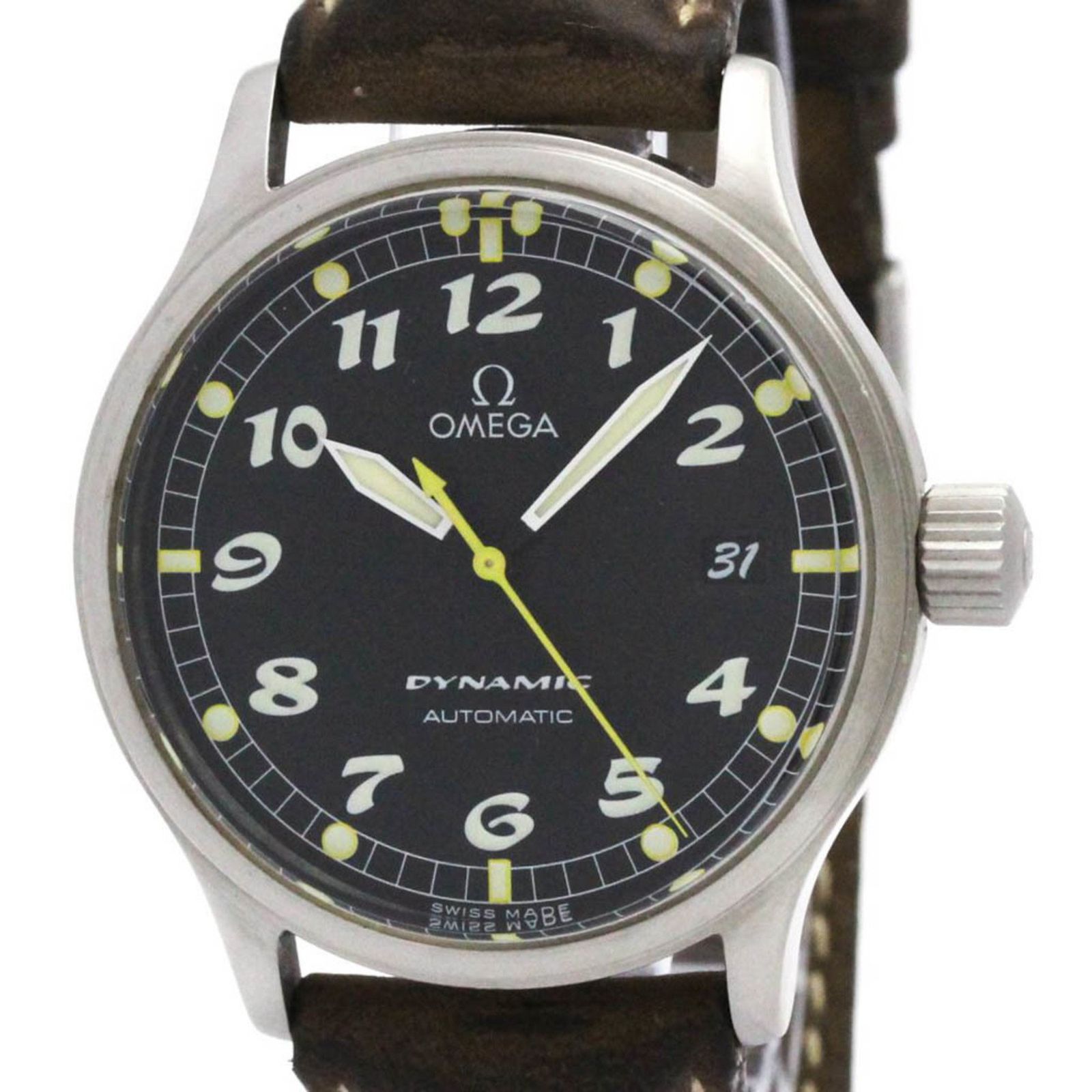 オメガ OMEGA ダイナミック ステンレススチール 自動巻き メンズ 時計 5200.50 外装仕上げ済み