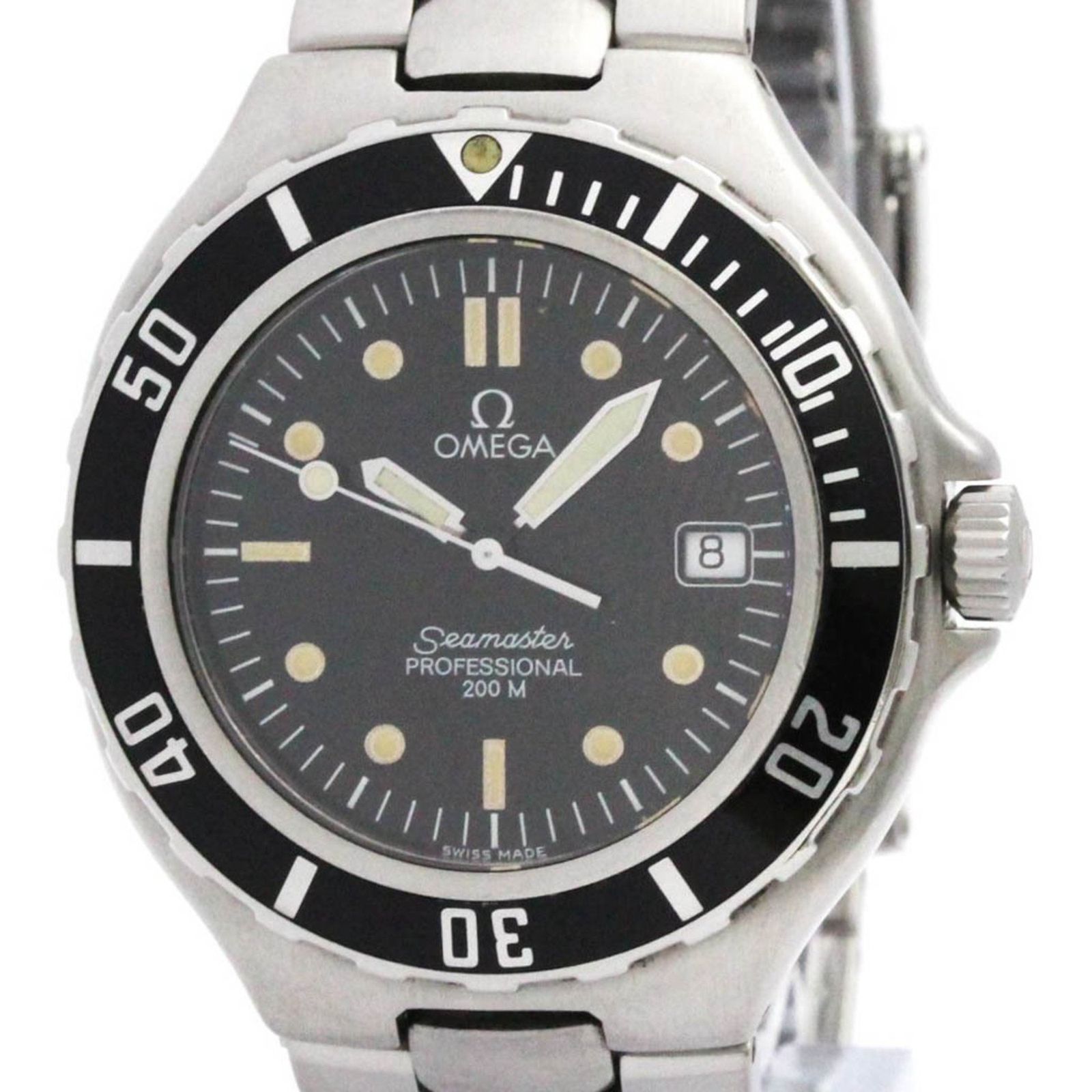 オメガ OMEGA シーマスター プロフェッショナル 200M ラージサイズ ステンレススチール クォーツ メンズ 時計 396.1062 外装仕上げ済み