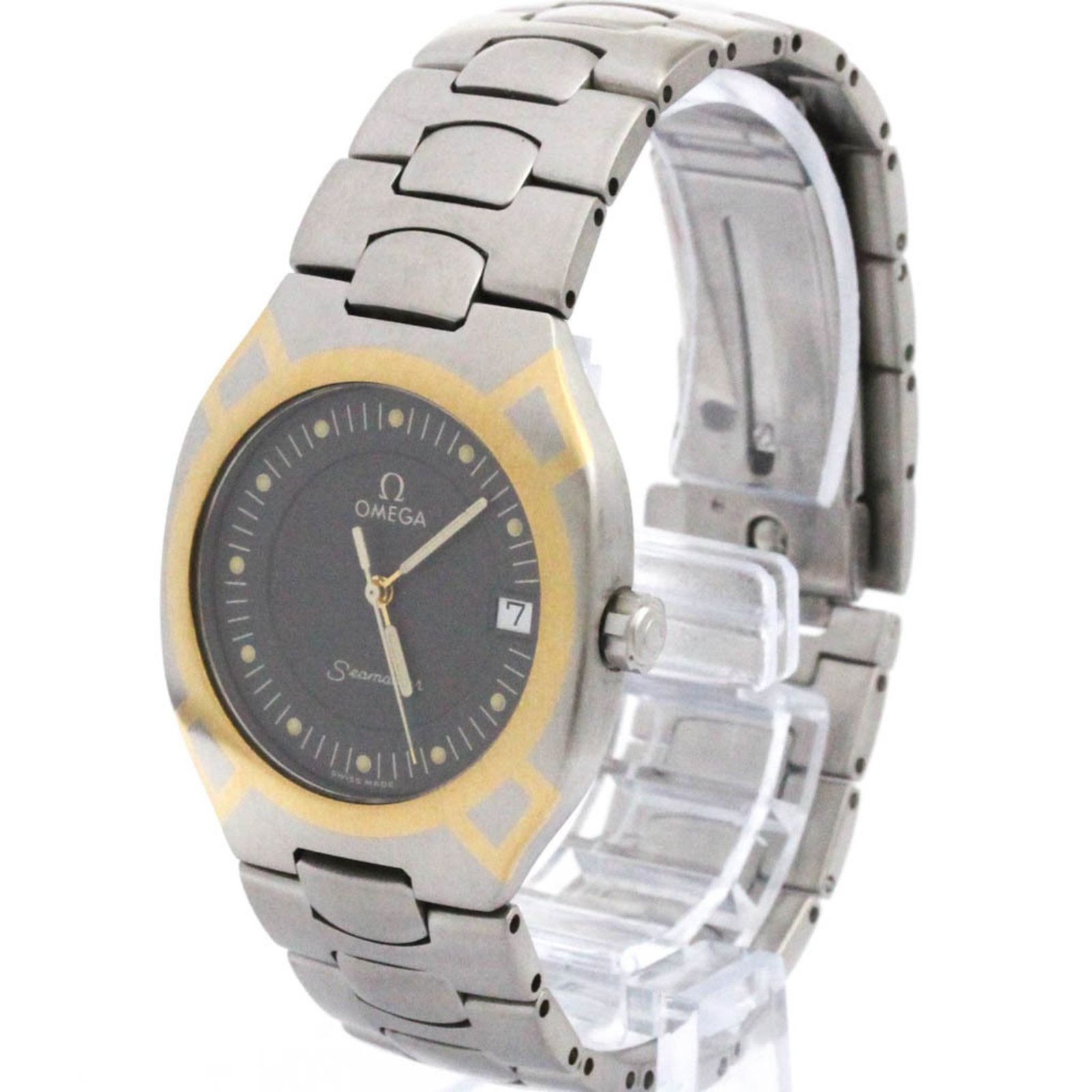 オメガ 腕時計 シーマスター ポラリス K18 SS ゴールド　箱無し オメガ (OMEGA) シーマスター K18 ポラリス ゴールド ステンレス