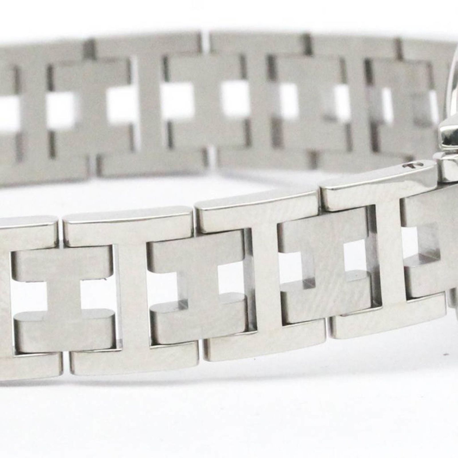  エルメス HERMES クリッパー オーバル ステンレススチール クォーツ レディース 時計 CO 1.210 外装仕上げ済み 腕時計(クォーツ) 腕時計(アナログ)