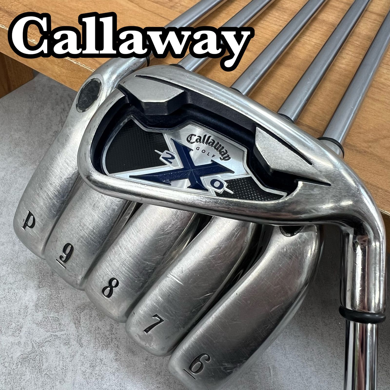 キャロウェイ X20 メンズゴルフ アイアンセット 6本 SR 右利き用