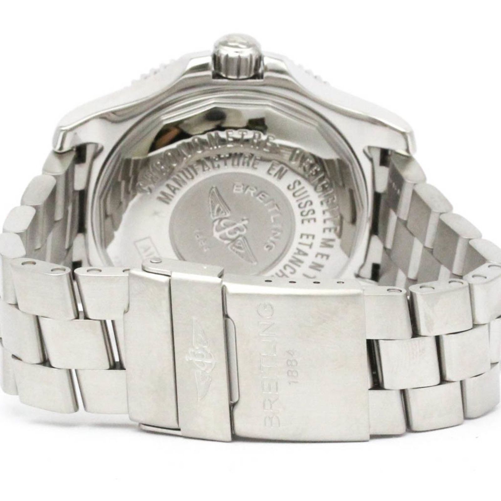  ブライトリング BREITLING スーパーオーシャン 44 ステンレススチール 自動巻き メンズ 時計 A17391 外装仕上げ済み 細見え 自動巻き時計 腕時計(アナログ)