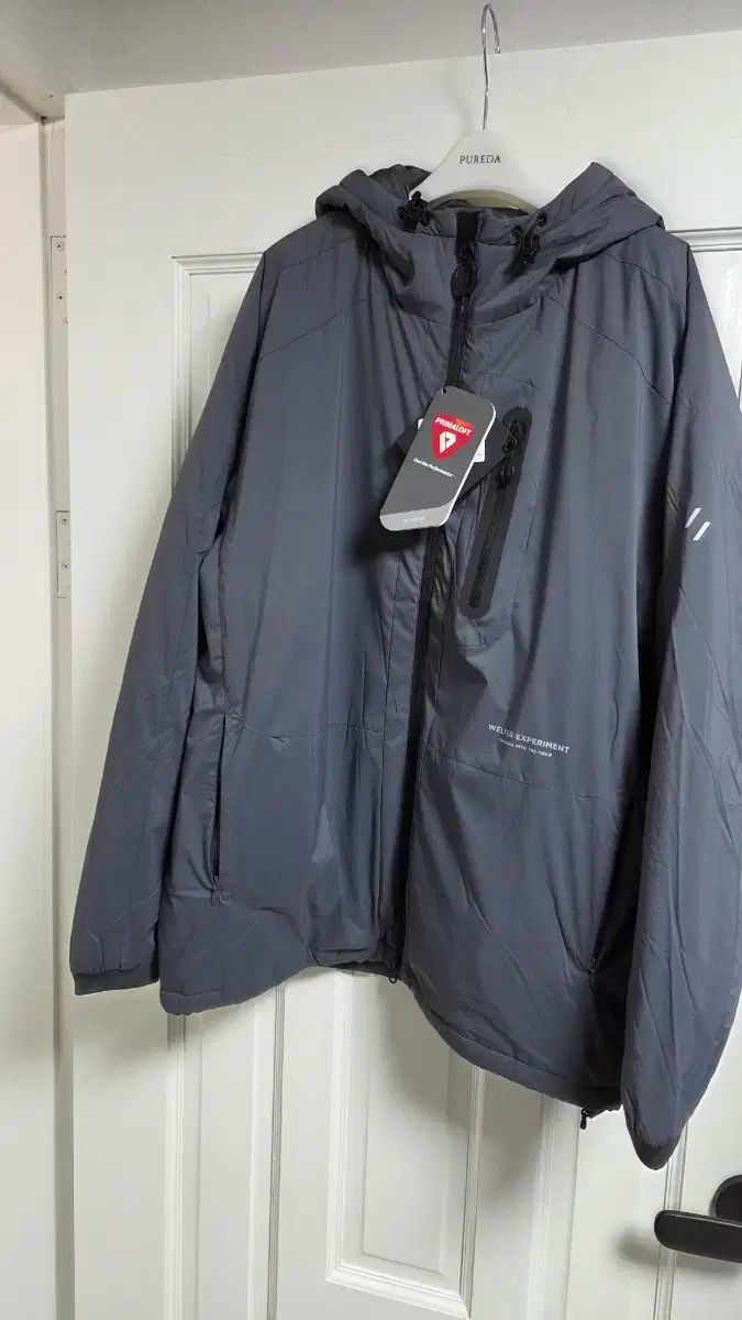 ウェルター エクスペリメント プリマロフト フード ジャケット チャコール 2 サイズ OLIVEOS_COM_TR