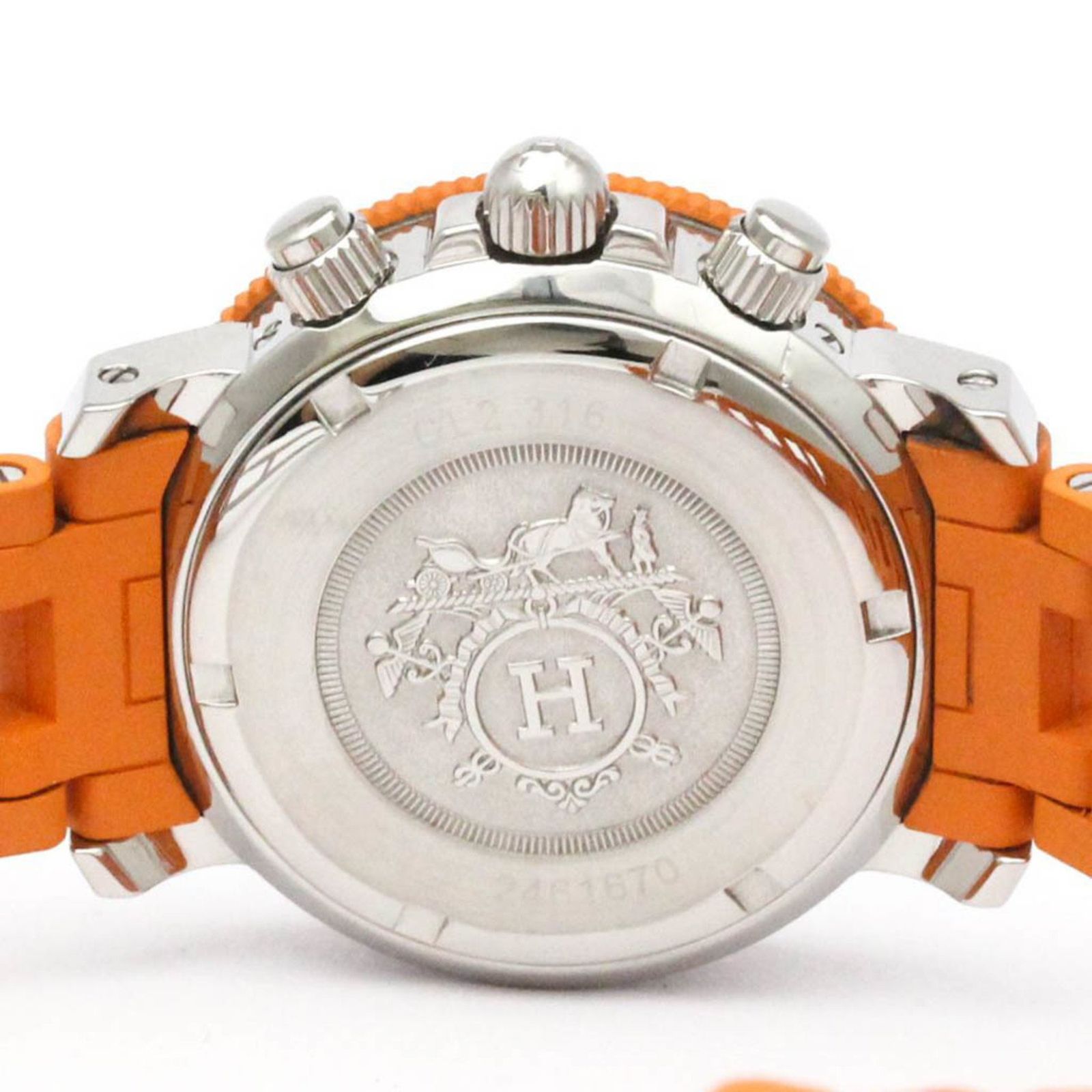 エルメス (HERMES) クリッパー ダイバー クロノグラフ ステンレス