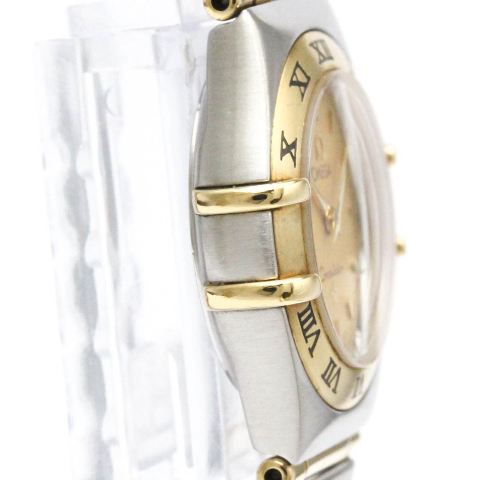  オメガ OMEGA コンステレーション K 18 ゴールド ステンレススチール クォーツ レディース 時計 1262 10 外装仕上げ済み 腕時計(クォーツ) 腕時計(アナログ)