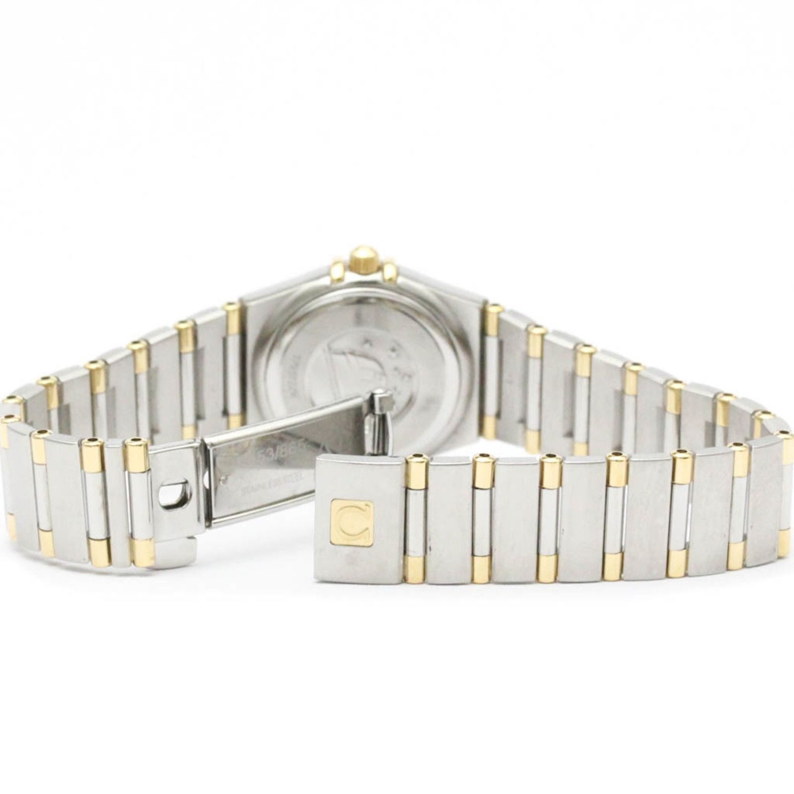  オメガ Omega コンステレーション クォーツ ステンレススチール SS K 18イエローゴールド 18 YG レディース ドレス フォーマル 1362 30 腕時計(クォーツ) 腕時計(アナログ)