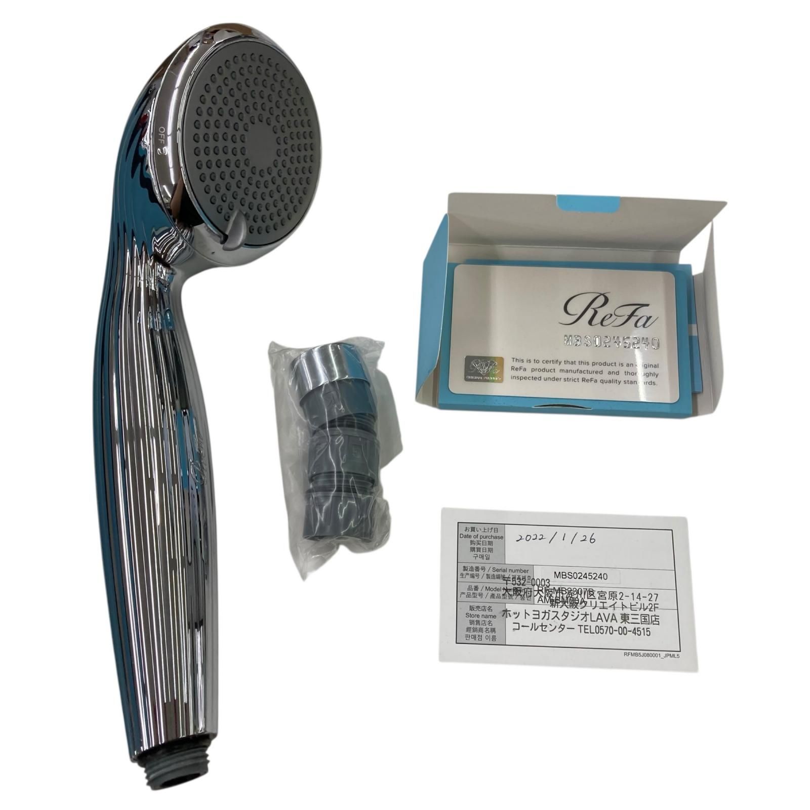 186000 ReFa リファ ファインバブル シャワーヘッド RF-MB 2307 B AM-BM 00 A